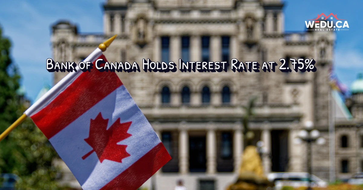 Bank of Canada holds rate at 2.75