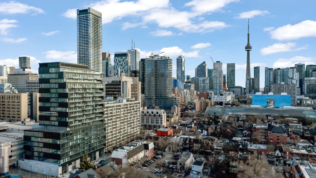 Exterior view of The Bread Company Condos, 195 McCaul Street, NAAN Unit 201