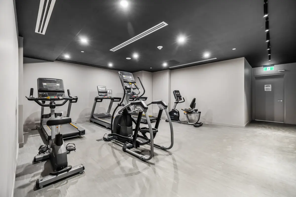 Fitness studio at The Bread Company Condos, 195 McCaul Street, NAAN Unit 201